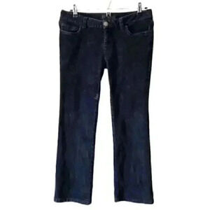 VTG Fox Jeans Low Rise Straight Leg Black Ankle Crop Corduroy Jeans Y2K Size  7